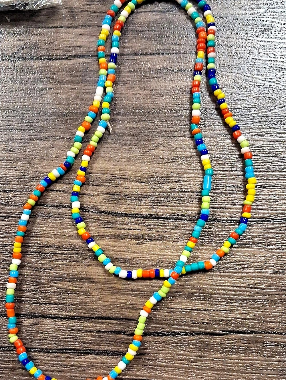 Multicolor Beaded Long Necklace
